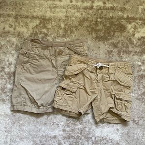 Set of toddler shorts